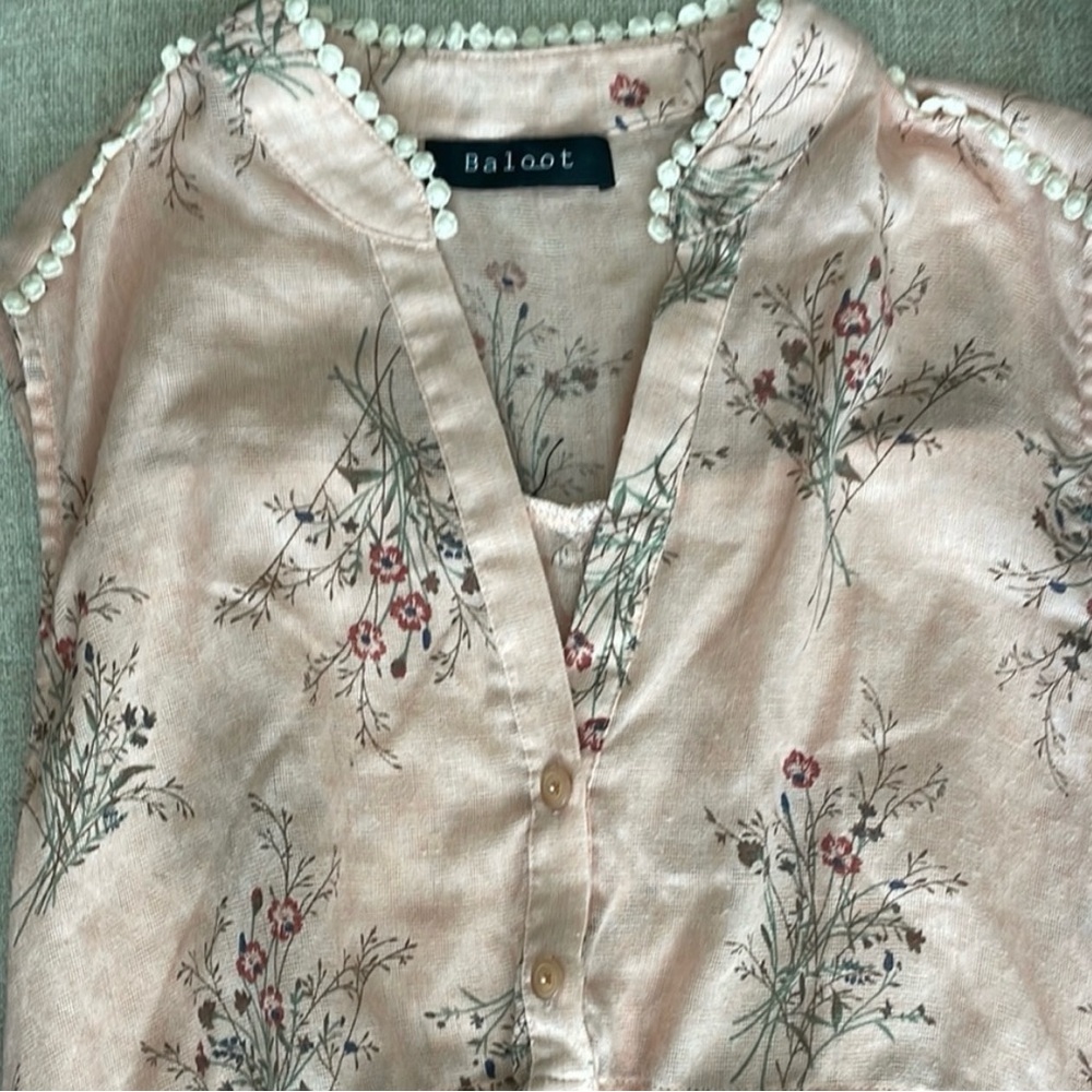 Floral Pink Women's Top